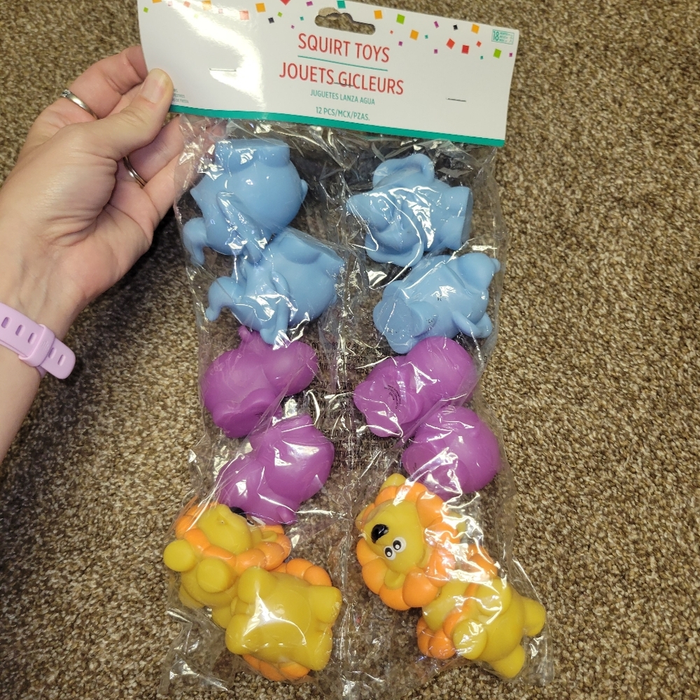 🏖Squirt Toys Set - Blue, Purple, and Yellow